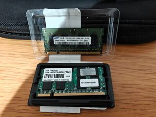 2x 1GB DDR2 667 Memoria RAM