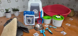 Kit Gato: Arenero, Puerta, Fuente y Más