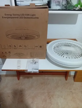 Ventilador de techo con luz LED
