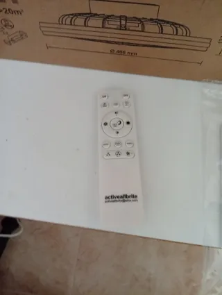 Ventilador de techo con luz LED