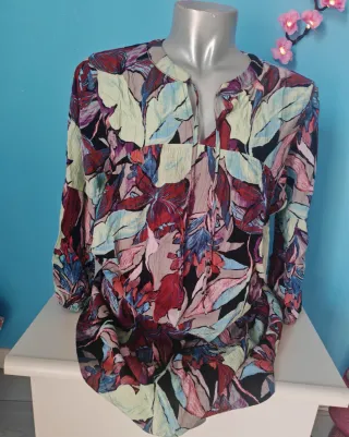 Abito in viscosa fresco fantasia floreale