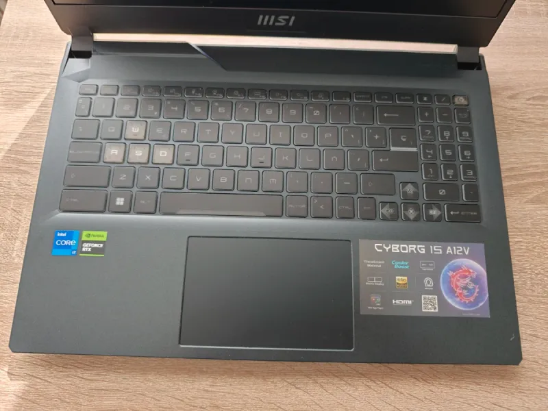 Portátil MSI Cyborg 15 A12V afbeelding 3