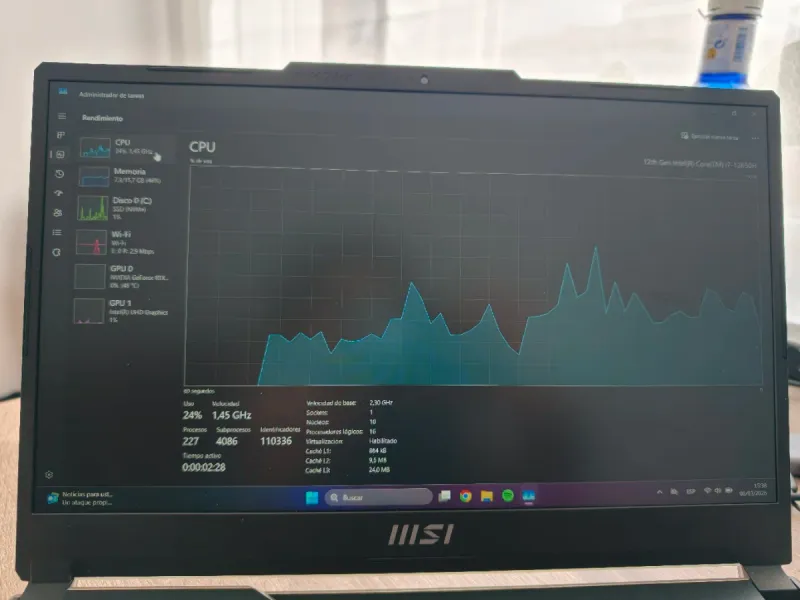 Portátil MSI Cyborg 15 A12V afbeelding 8