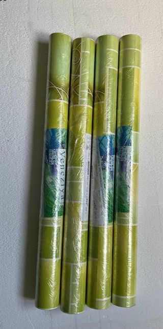 Carta da parati VENEZIYA verde chiaro