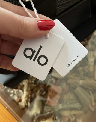 Bolso Alo Yoga Negro Nuevo con Etiqueta