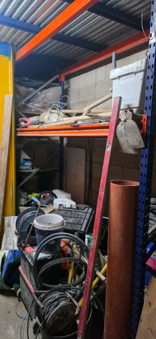 Lote de herramientas de construcción