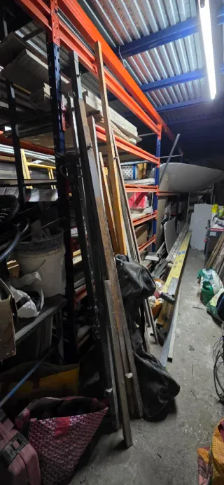 Lote de herramientas de construcción