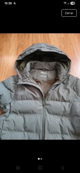 Chaqueta ZARA verde oliva Talla L