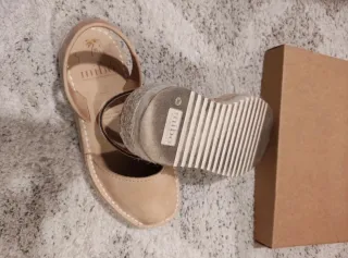 Sandalias Mibo Beige Talla 38