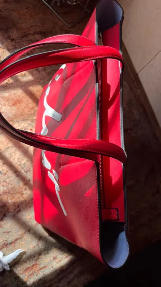 Bolso Tote Calvin Klein Rojo