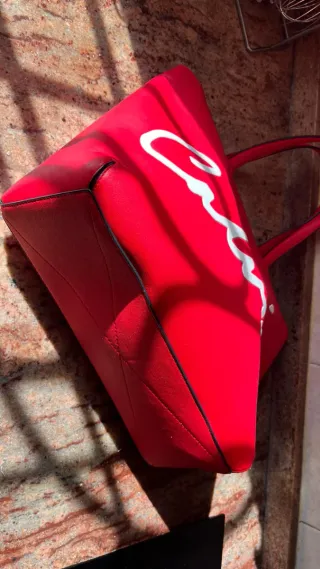Bolso Tote Calvin Klein Rojo