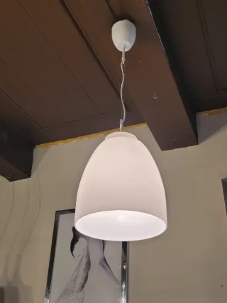 Lampada a sospensione in vetro moderna