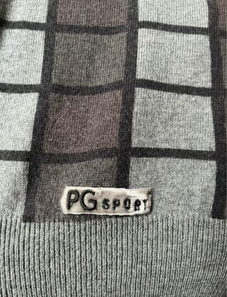 Jersey PG Sport cuadros gris talla L