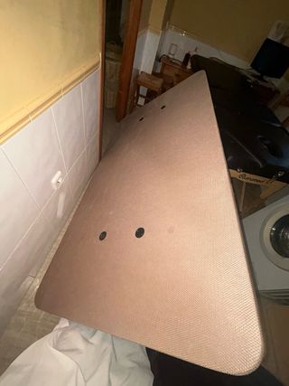 Colchón 105cm y base tapizada