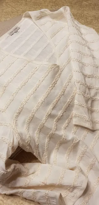 Blusón Alba Conde Talla M Blanco