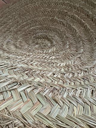 Alfombra Esparto Natural Redonda 100cm