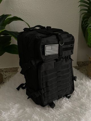 Mochila Táctica 45-50L Ajustable Negra