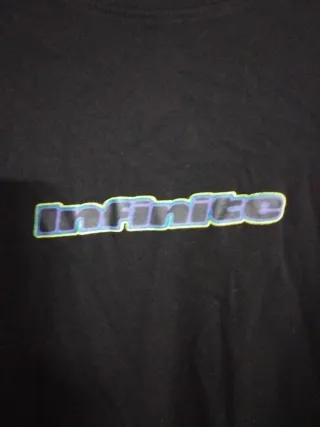 Camiseta negra manga larga hombre