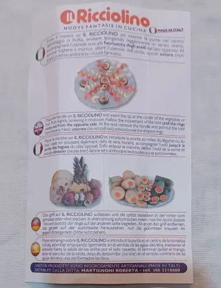 Ricciolino: Affettatrice e crea riccioli