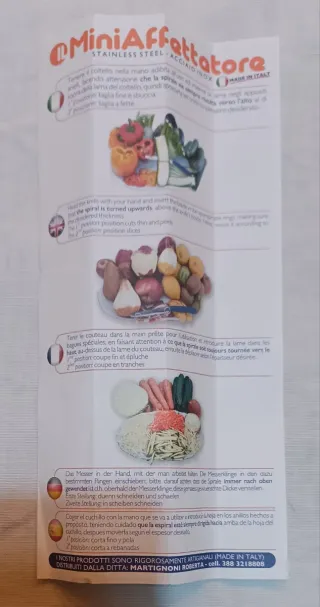 Ricciolino: Affettatrice e crea riccioli