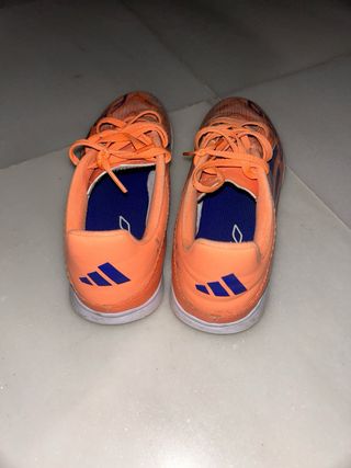 Adidas F50 Futbol Sala Naranja/Azul