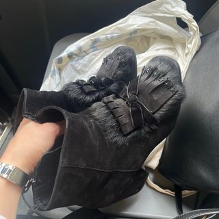 Botines piel negros talla 38.5/39