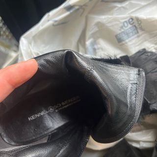 Botines piel negros talla 38.5/39