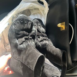 Botines piel negros talla 38.5/39