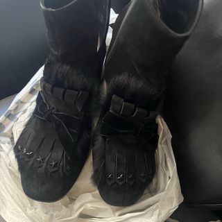 Botines piel negros talla 38.5/39