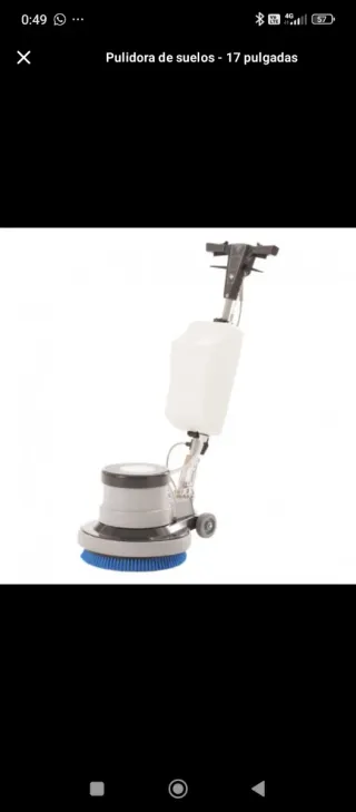 Pulidora de suelos 17 pulgadas