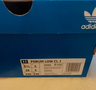 Zapatillas Adidas Forum Low Azul y Amarillo