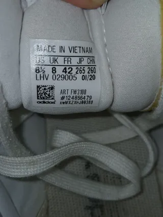 Zapatillas Adidas Blancas Talla 42