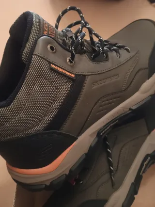 Botas Skechers Piel Waterproof Talla 45