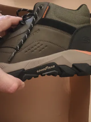 Botas Skechers Piel Waterproof Talla 45