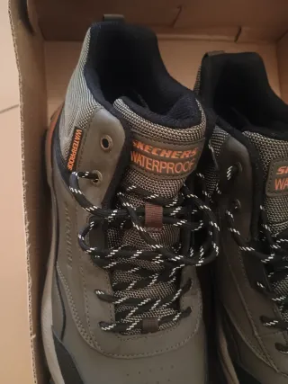 Botas Skechers Piel Waterproof Talla 45