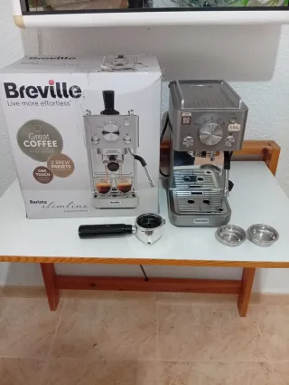 Cafetera Breville Plata