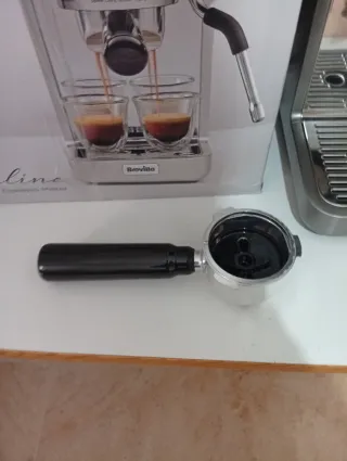 Cafetera Breville Plata