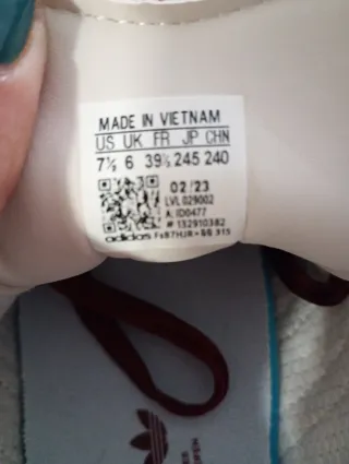 Botín Adidas Samba Burdeos Talla X