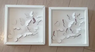 2 Cuadros Decorativos Mariposas