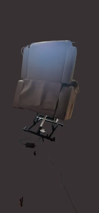 Sillón Levanta Personas Poli piel Marrón