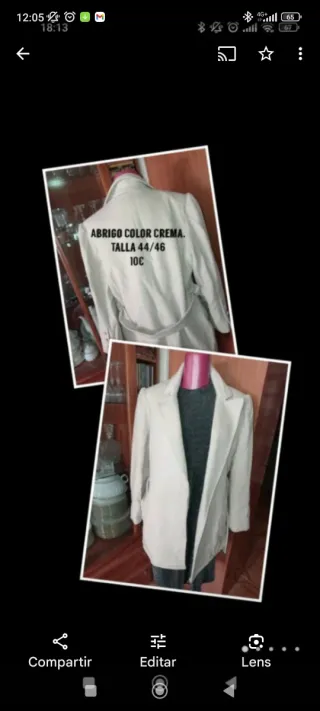 Conjunto di cappotti per ragazza taglia M/L