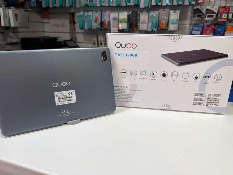 Tablet Qubo T106 128GB Gris