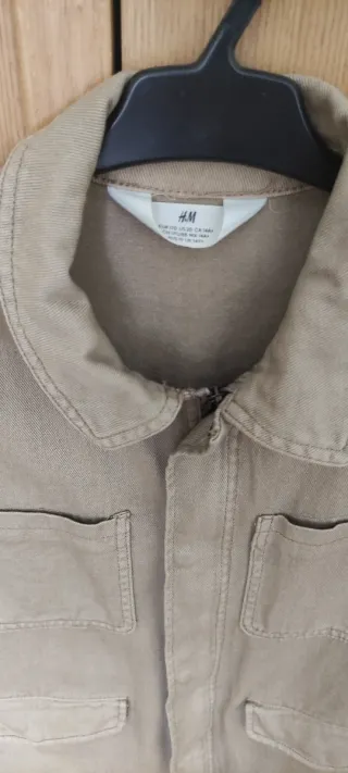 Chaqueta H&M Beige Talla 14 A+ (170 cm)