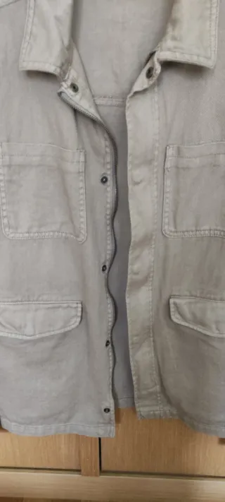 Chaqueta H&M Beige Talla 14 A+ (170 cm)