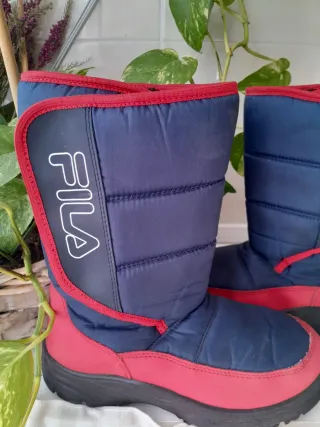 Botas Fila niño azul y rojo