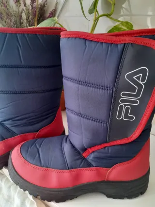 Botas Fila niño azul y rojo