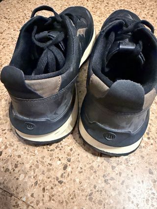 Zapatillas Mustang Hombre Negras y Grises