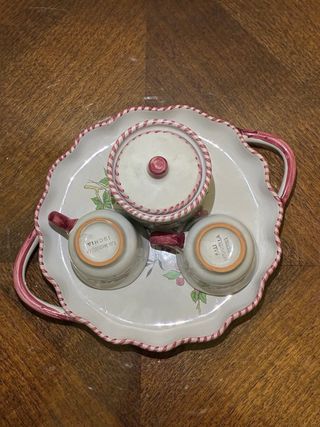 Set Tazzine e Zuccheriera Ceramica di Ischia