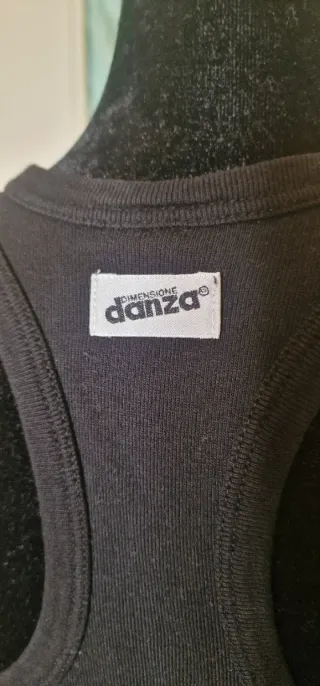 Canotta fitness Dimensione Danza nera