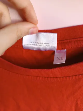 Camiseta Flash XL Roja